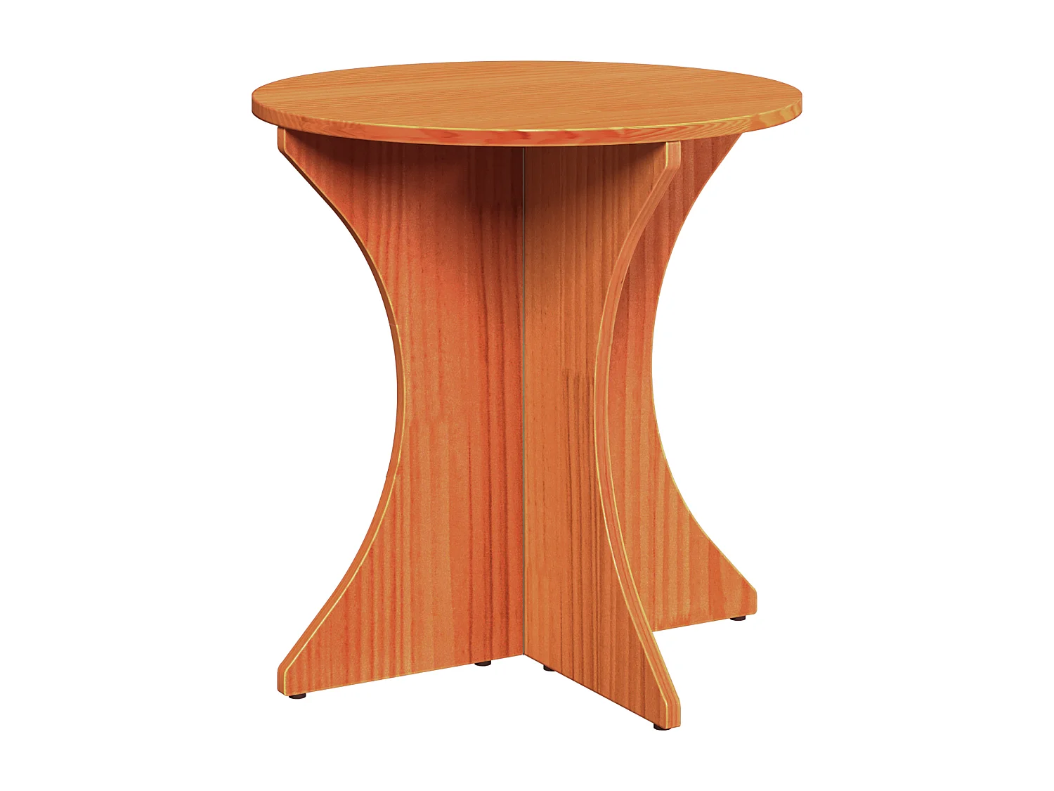 Mesa de centro 3 pcs Castanho-mel 46x46x47 cm