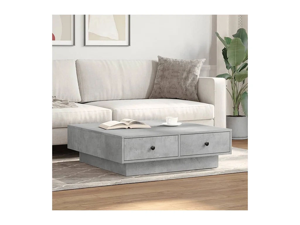 Mesa de centro-Mesa auxiliar madera de mango rugosa y caña natural 90x50x35cm SHL2845