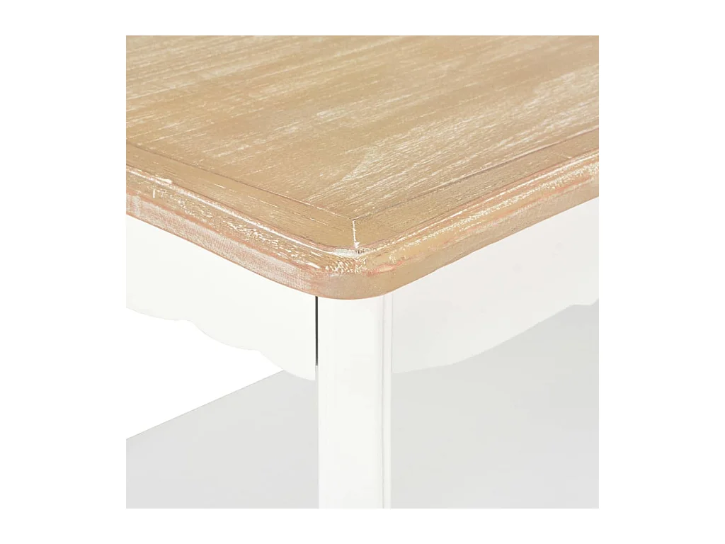 Mesa de centro | Mesa de café | Mesa auxiliar Marrón 110x55x45 cm madera maciza de acacia SHL4037