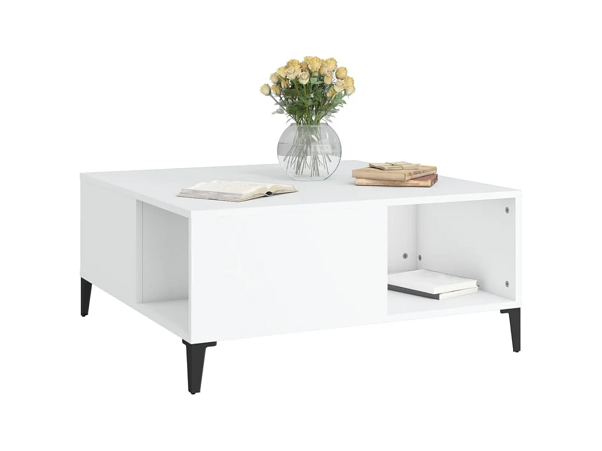 Mesa de centro | Mesa auxiliar madera contrachapada roble Sonoma 90x50x36,5 cm SHL3650