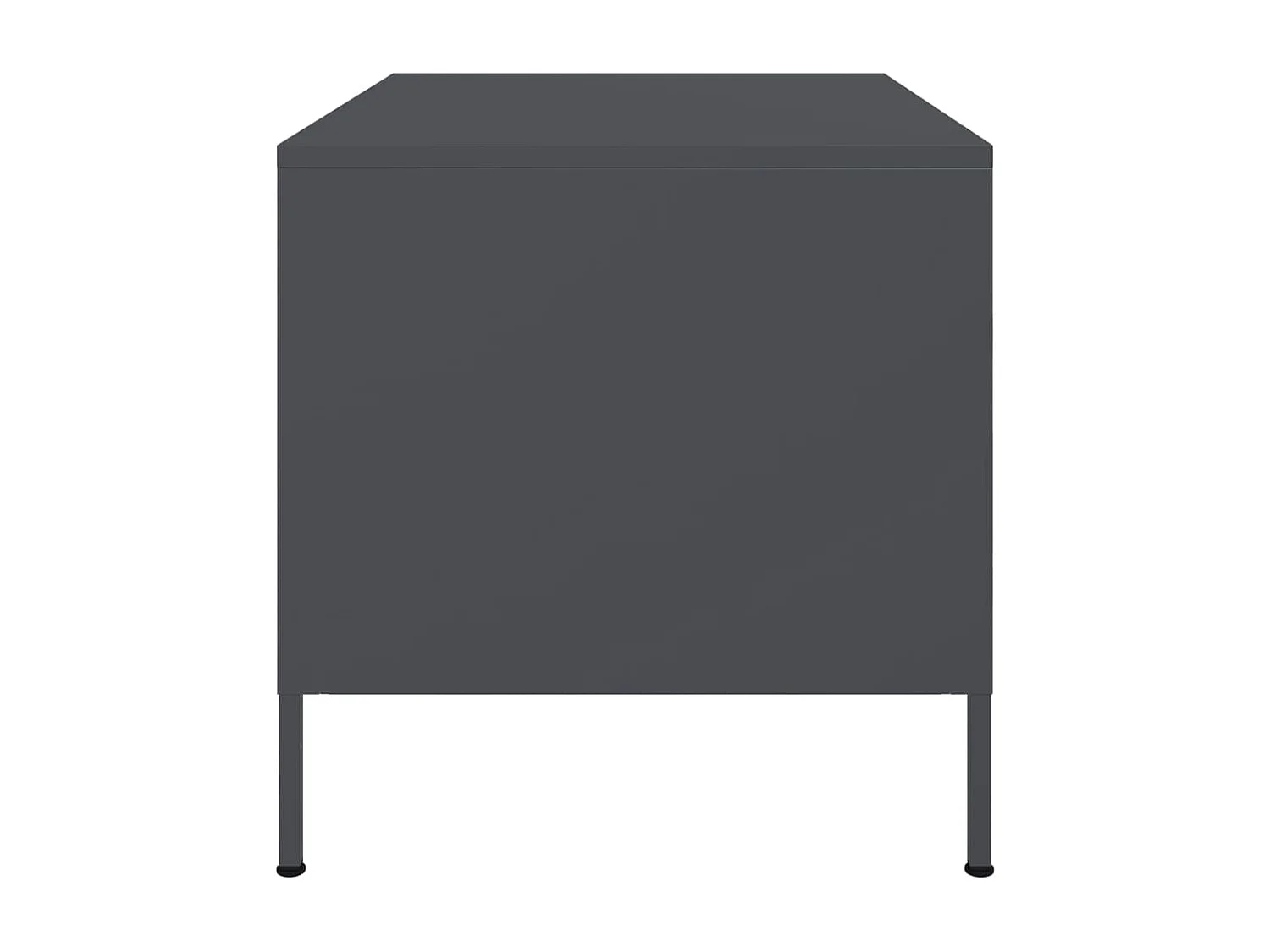 Mesa de centro-Mesa auxiliar de madera maciza reciclada 100x50x45 cm SHL4988