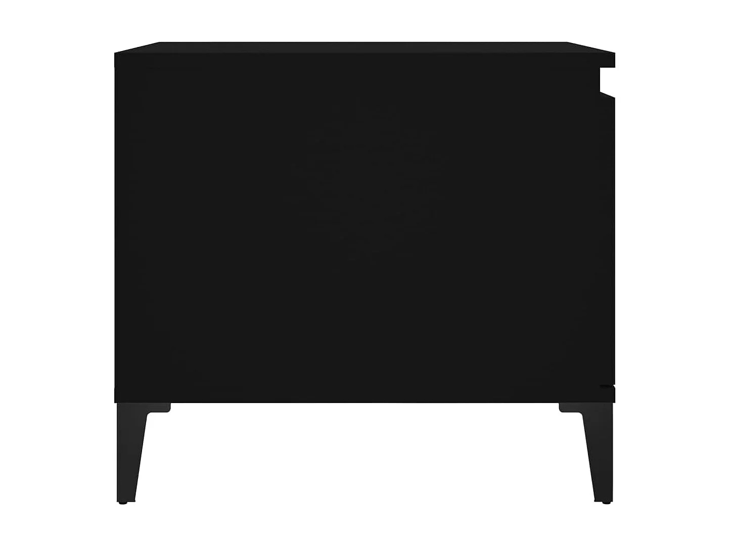 Couchtisch-Wohnzimmertisch-Beistelltische Schwarz 100x50x45 cm Holzwerkstoff SHL72753