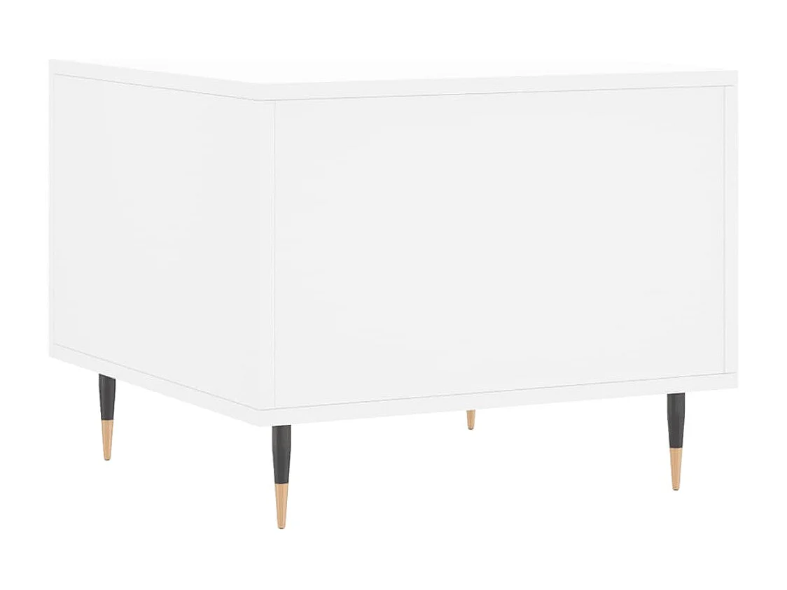 Tables basses salon-Tables d'appoint 2 pcs blanc 50x50x40 cm bois d'ingénierie SHL71584