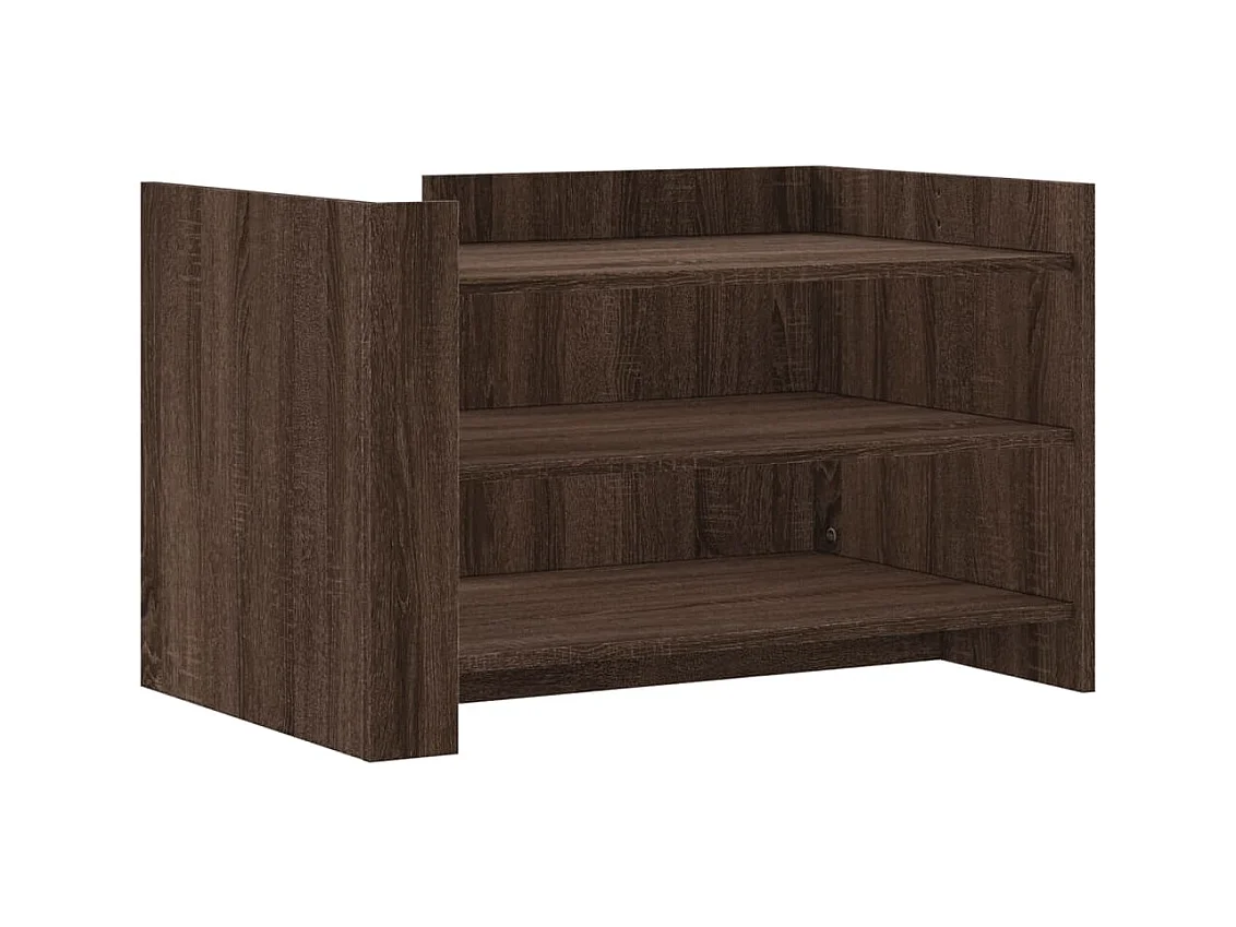 Table basse salon-Table d'appoint chêne marron 80x50x50 cm Bois d'ingénierie SHL10982