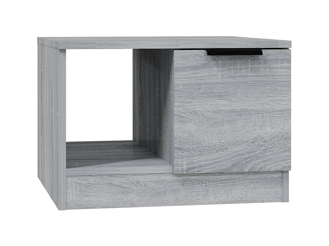 Table basse salon-Table d'appoint sonoma gris 50x50x36 cm bois d'ingénierie SHL15801