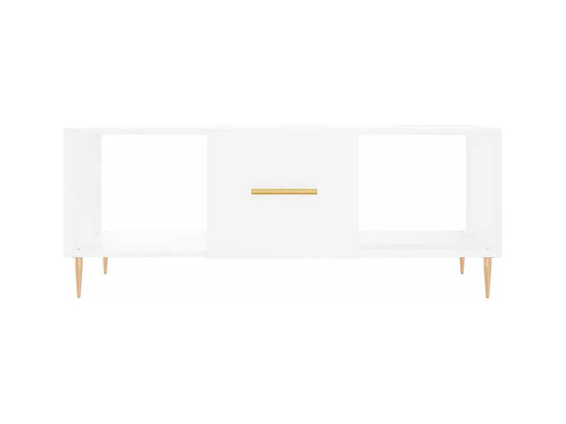 Mesa de centro | Mesa auxiliar madera de ingeniería roble ahumado 100x100x31 cm SHL4343