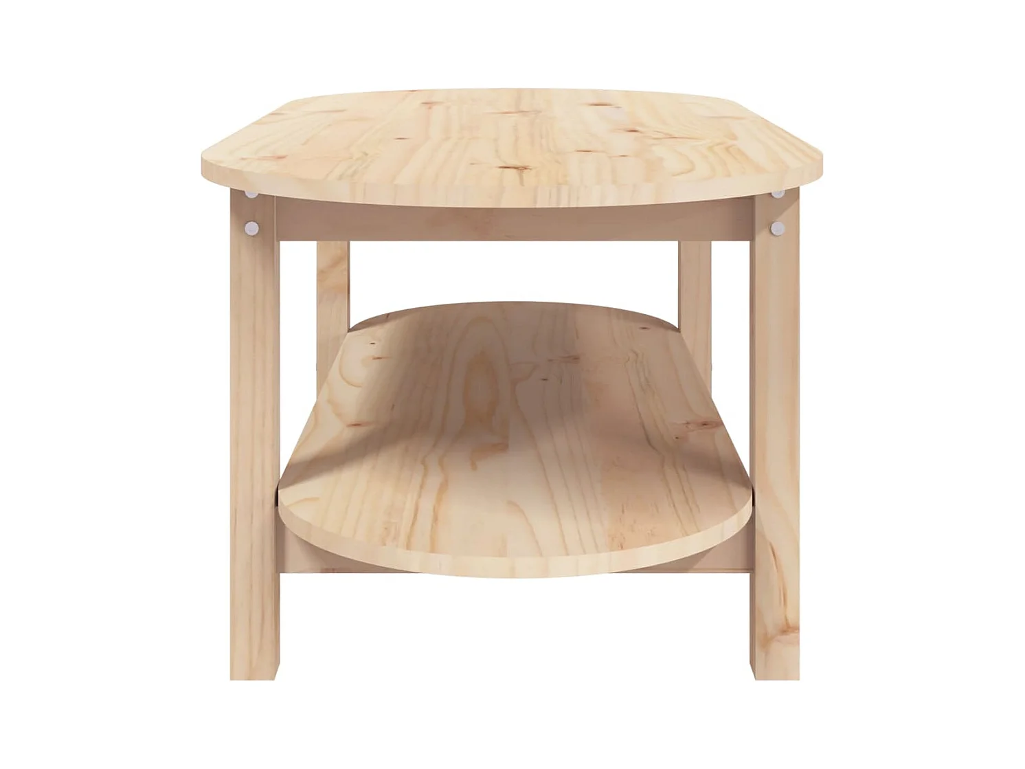 Mesa de centro | Mesa auxiliar madera de ingeniería blanco 50x46x50 cm SHL4290