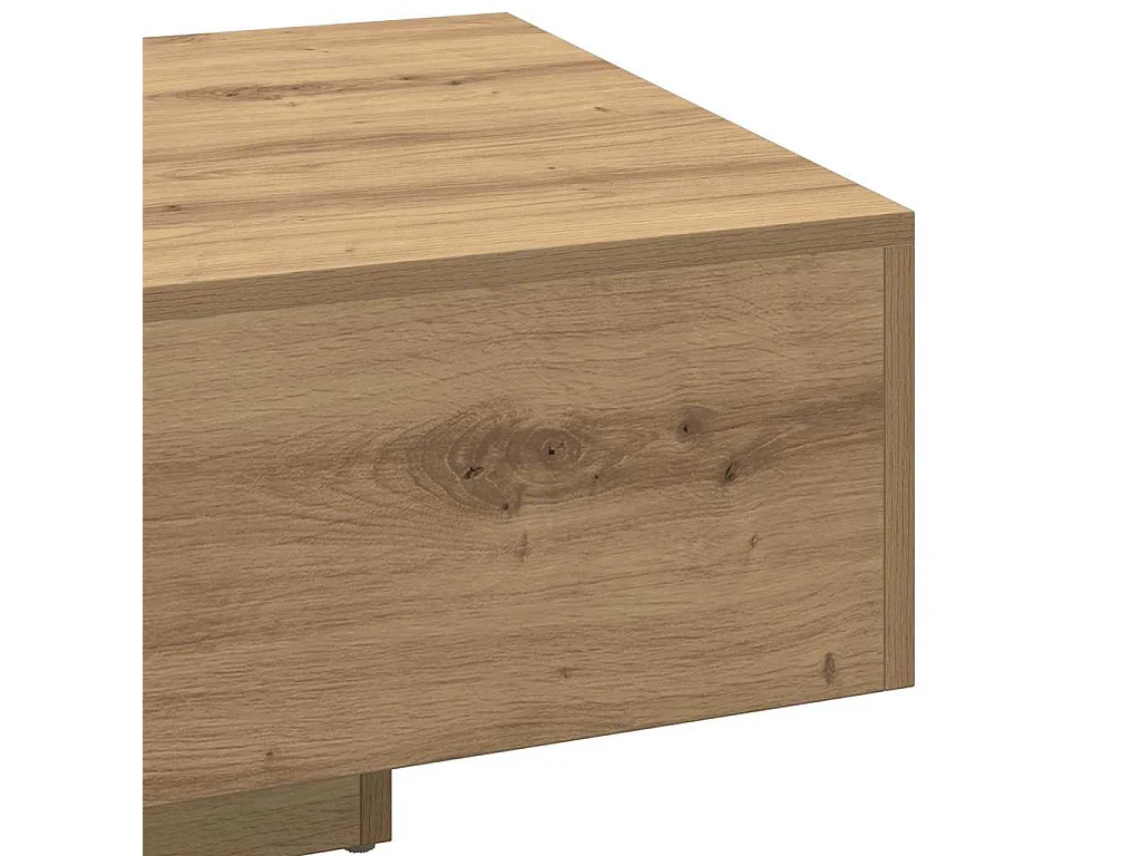Couchtisch-Wohnzimmertisch-Beistelltische Artisan-Eiche 85x55x31 cm Holzwerkstoff SHL77098