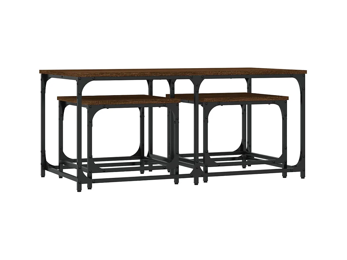 Mesa de centro-Mesa auxiliar con superficie con estampado de arco iris SHL470277