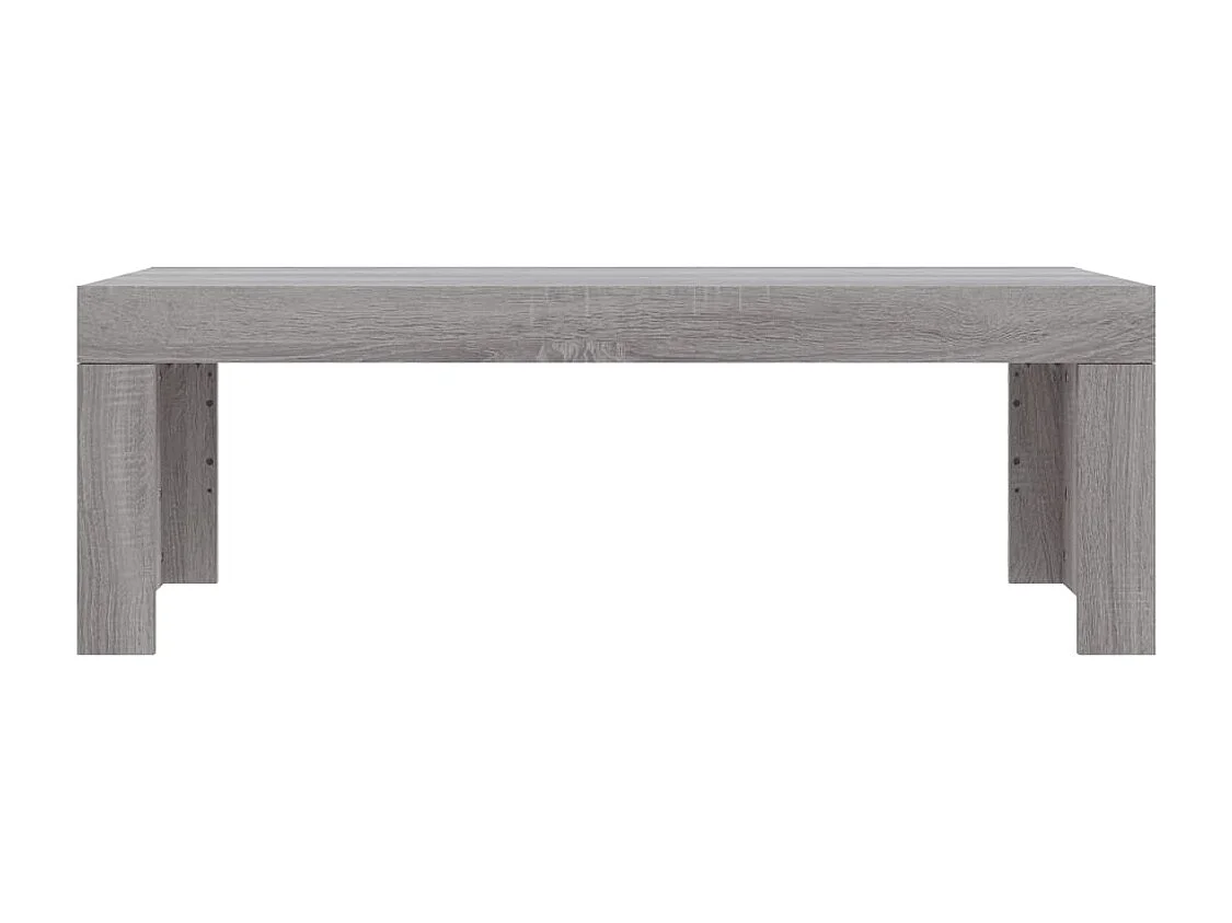 Mesa de centro | Mesa auxiliar madera de ingeniería gris Sonoma 107x107x40 cm SHL2389