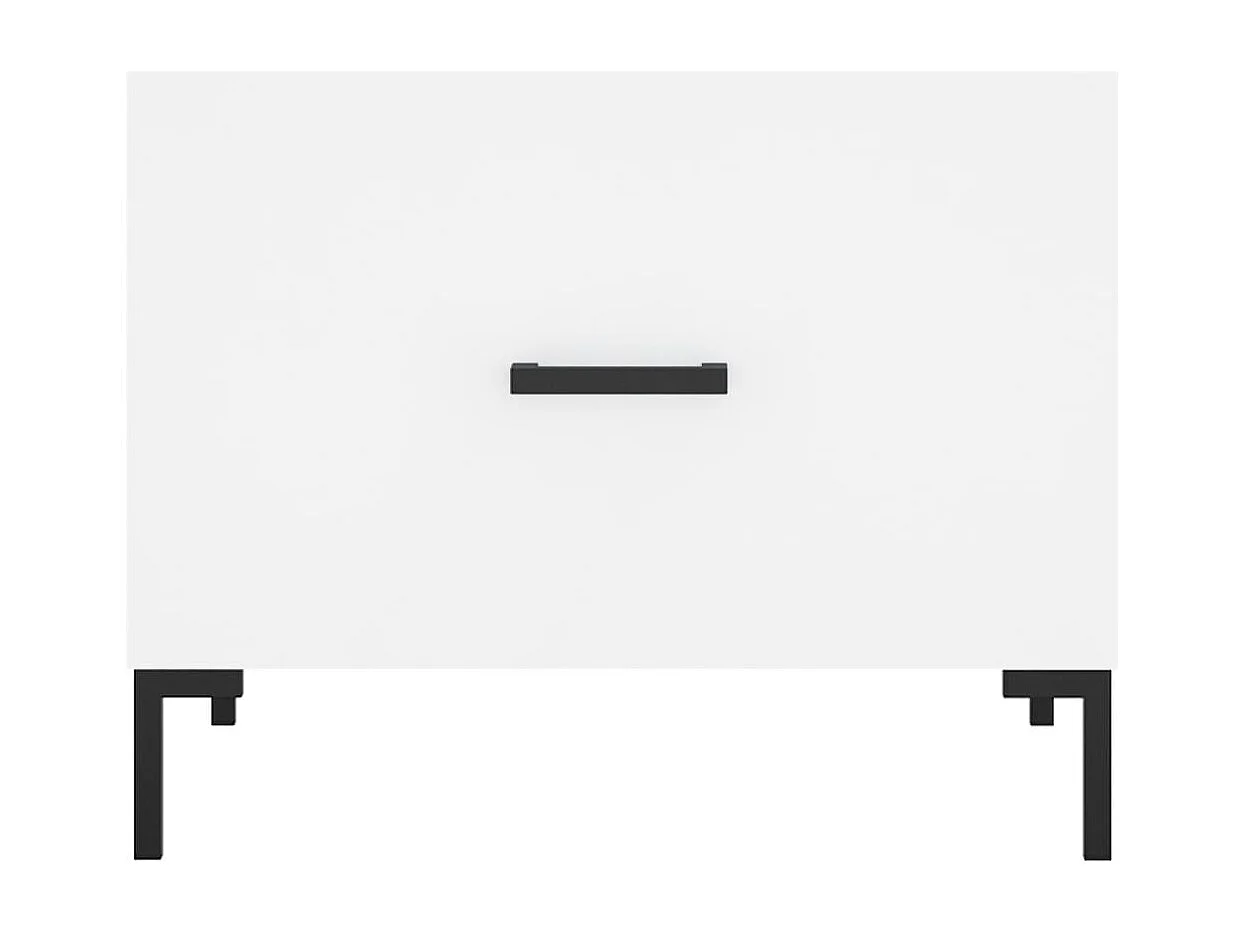 Couchtisch-Wohnzimmertisch-Beistelltische Weiß 50x50x40 cm Holzwerkstoff SHL26900