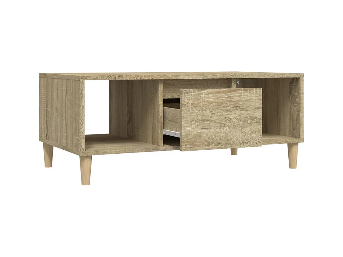 Table basse salon-Table d'appoint Chêne sonoma 90x50x36,5 cm Bois d'ingénierie SHL89895