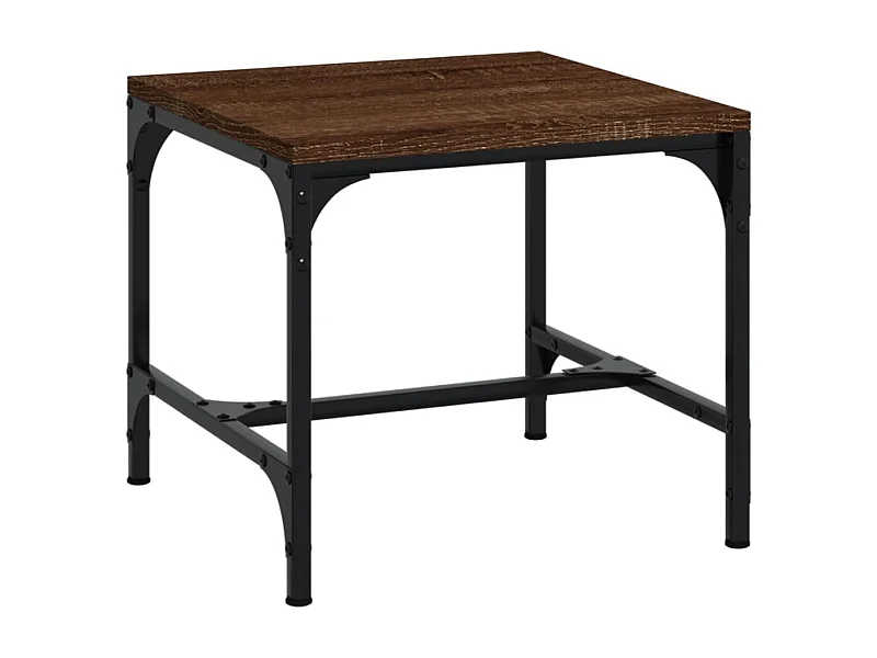 Mesa de centro | Mesa auxiliar madera contrachapada roble ahumado 90x50x36,5 cm SHL346857