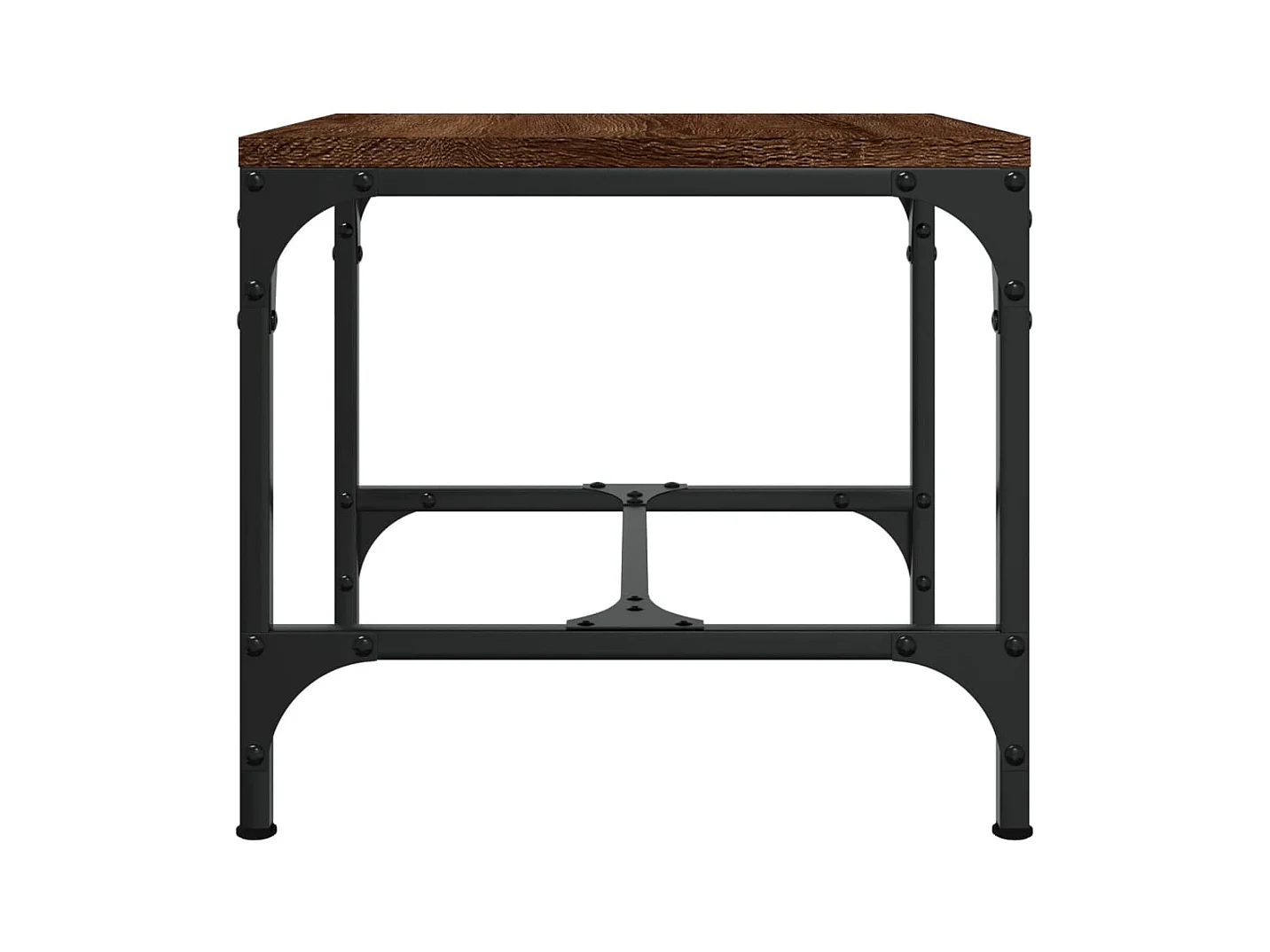 Mesa de centro | Mesa auxiliar madera contrachapada roble ahumado 90x50x36,5 cm SHL346857