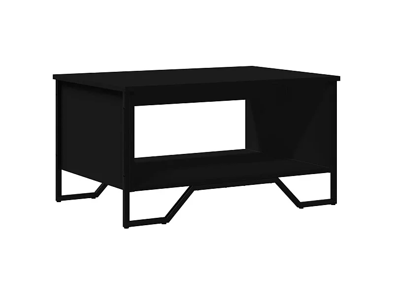 Mesa de centro-Mesa auxiliar madera maciza de mango rugosa gris 100x60x40 cm SHL3298