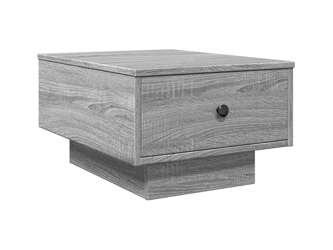 Table basse salon-Table d'appoint sonoma gris 60x45x31 cm bois d'ingénierie SHL51378