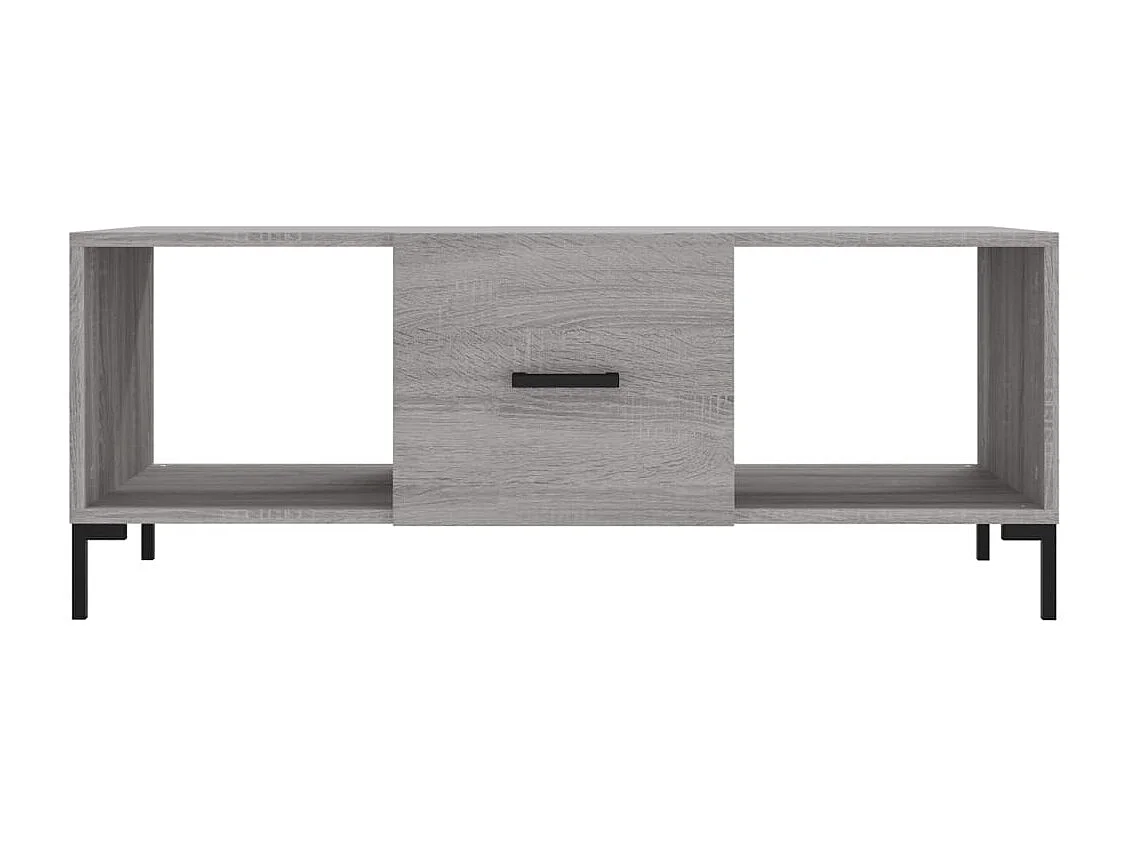 Couchtisch-Wohnzimmertisch-Beistelltische Grau Sonoma 102x50x40 cm Holzwerkstoff SHL96182