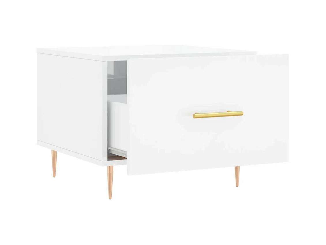 Mesa de centro | Mesa auxiliar madera de ingeniería roble artisan 100x100x35 cm SHL1193