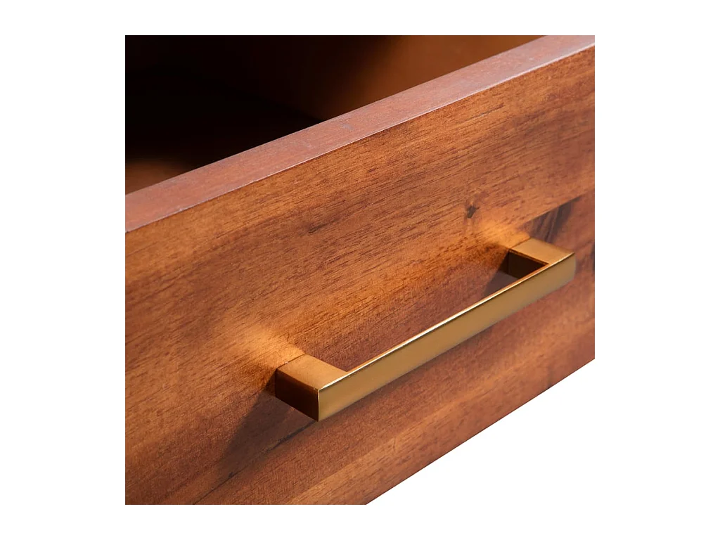 Mesa de centro | Mesa de café | Mesa auxiliar 3 piezas Roble negro 50x50x40 cm SHL3556