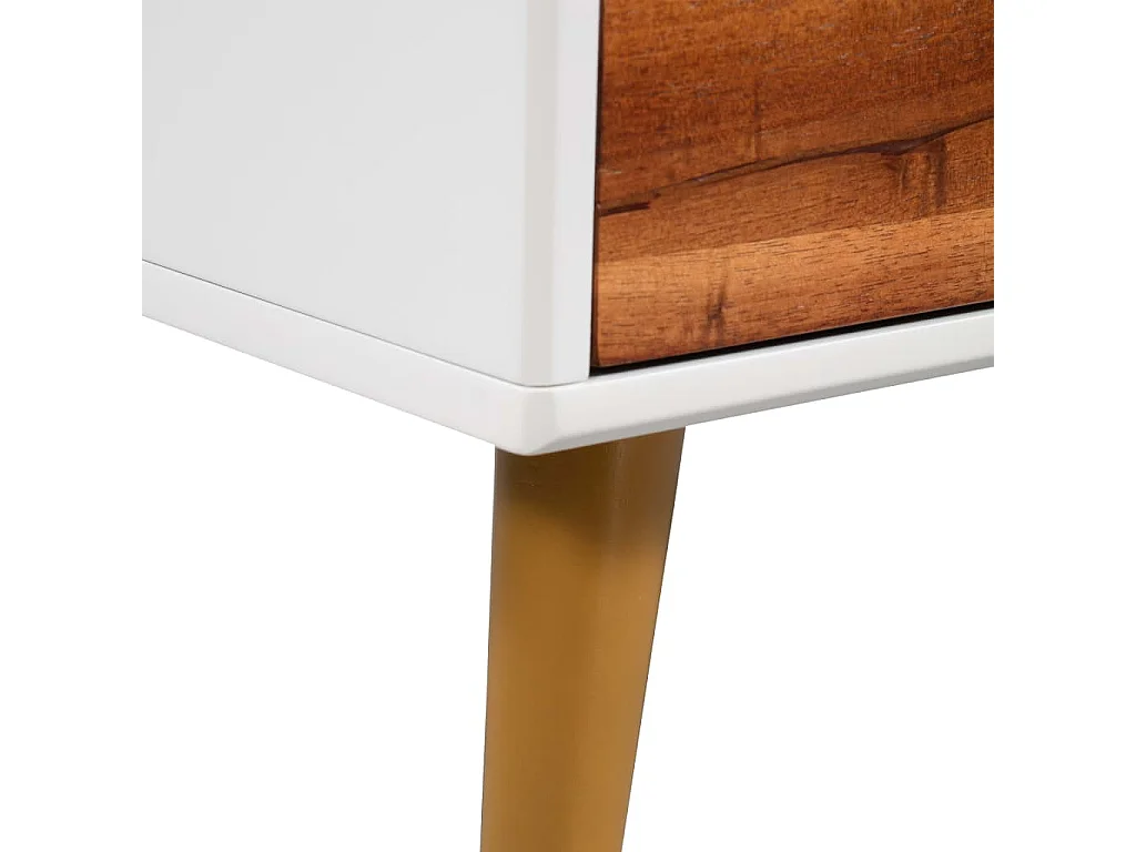 Couchtisch-Beistelltisch-Sofatisch Massivholz Akazie 90x50x40 cm SHL97401