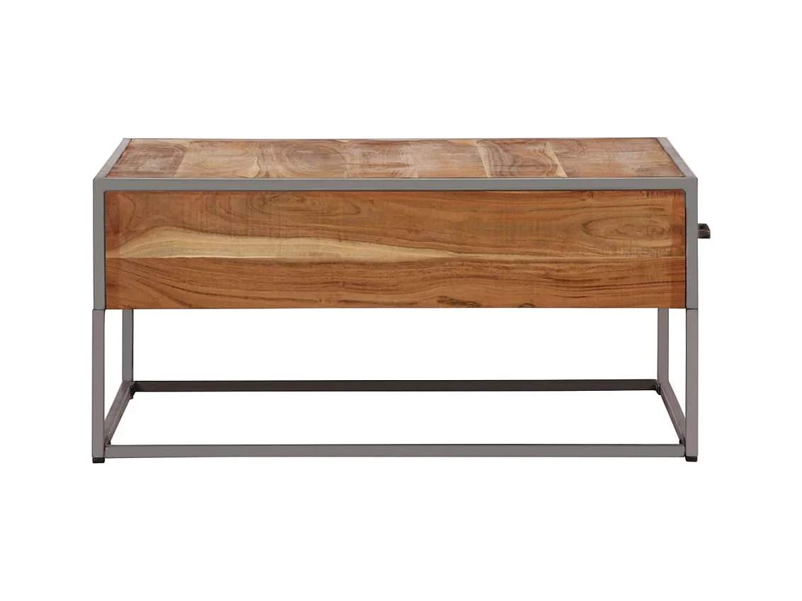 Table basse salon-Table d'appoint 75x75x35 cm Bois solide d'acacia SHL59833