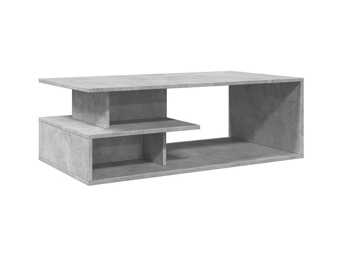 Mesa de centro-Mesa auxiliar madera de ingeniería roble Sonoma 102x55x45 cm SHL888