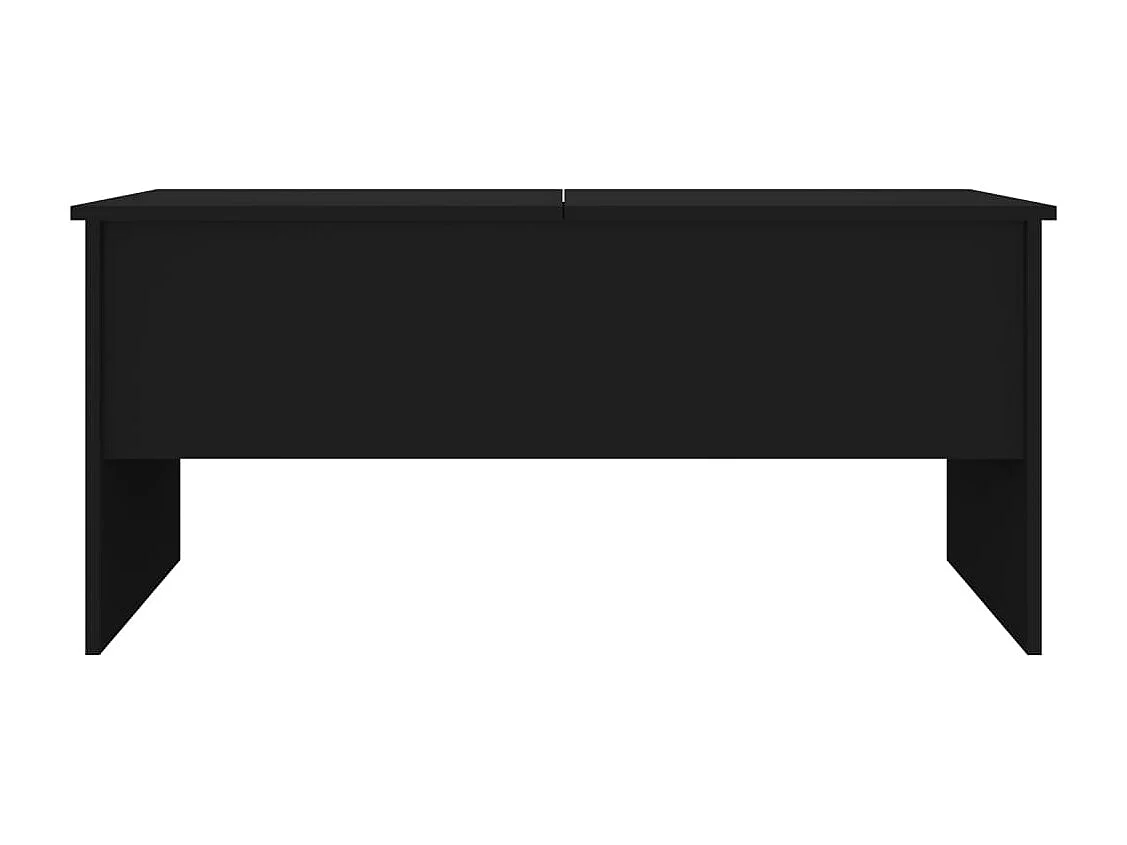 Mesa de centro | Mesa auxiliar de madera maciza de pino blanco 80x50x35,5 cm SHL3177