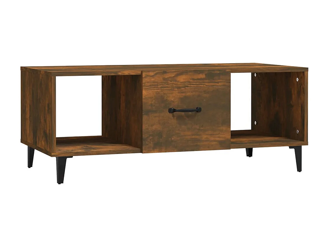 Couchtisch-Sofatisch-Beistelltische Räuchereiche 102x50x40 cm Holzwerkstoff SHL25331