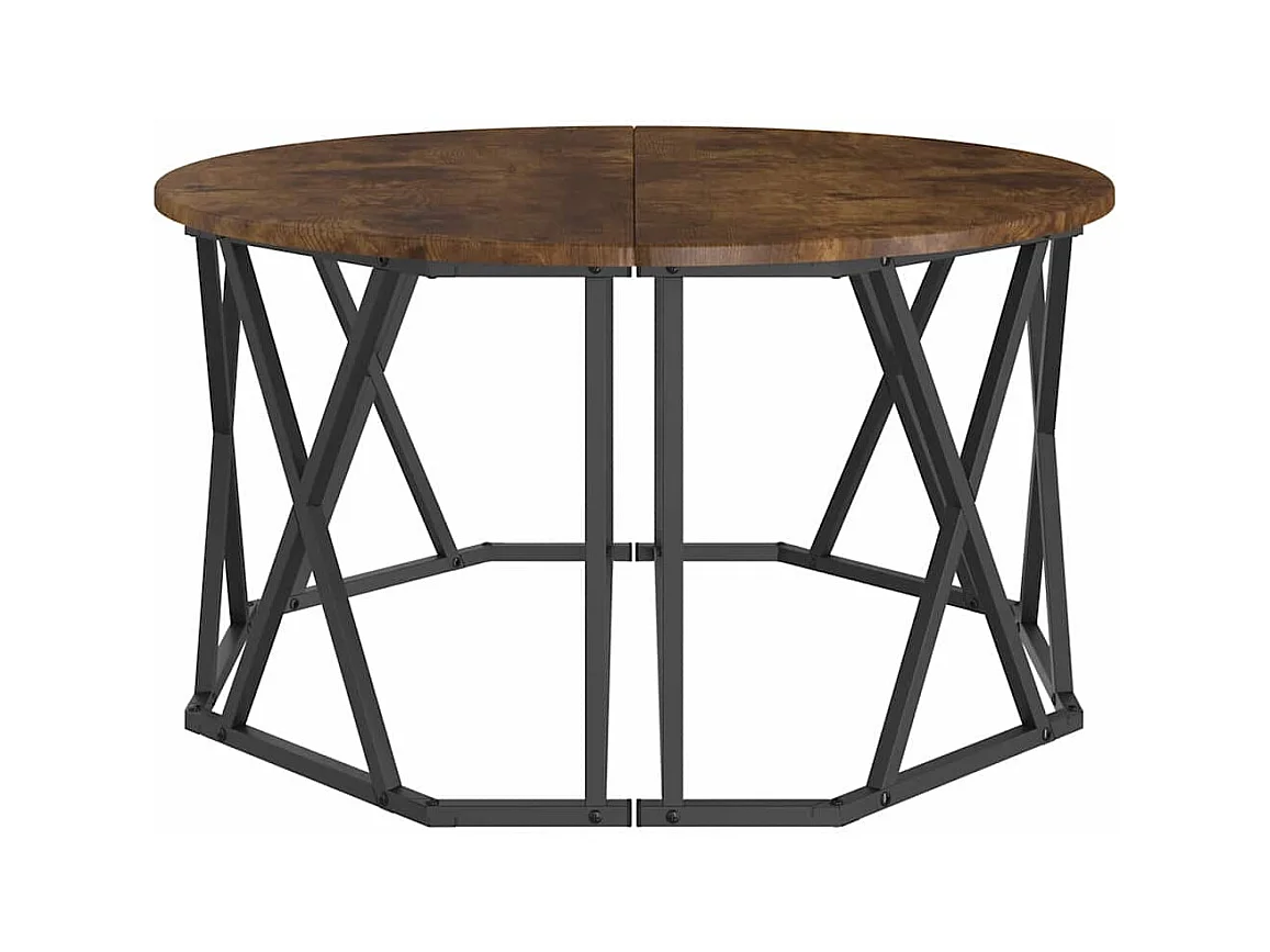 Mesa de centro-Mesa auxiliar-Mesita de centro madera de ingeniería roble Sonoma 101x49x52 cm SHL3132