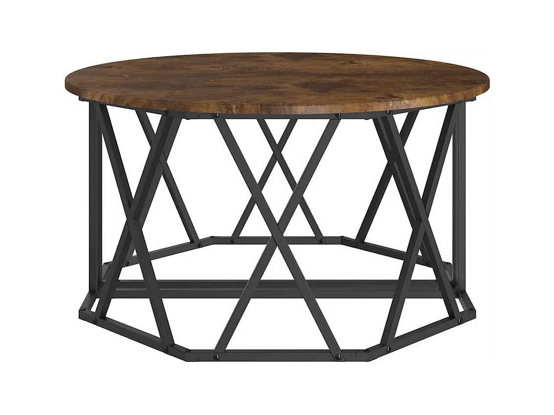 Mesa de centro-Mesa auxiliar-Mesita de centro madera de ingeniería roble Sonoma 101x49x52 cm SHL3132