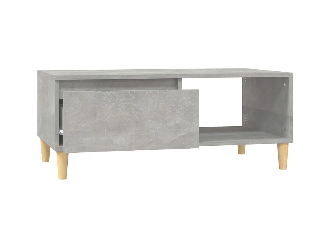 Mesa de centro | Mesa auxiliar madera contrachapada roble Sonoma 100x50x45 cm SHL541643