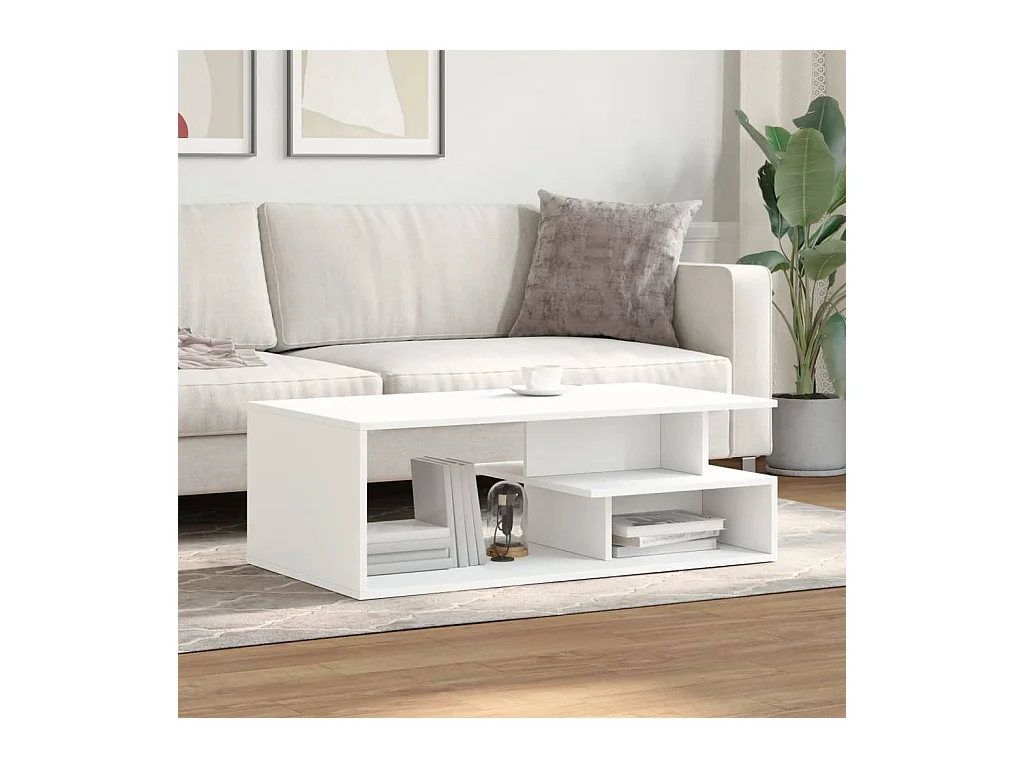 Mesa de centro-Mesa auxiliar madera de ingeniería roble Sonoma 102x55x42 cm SHL168060