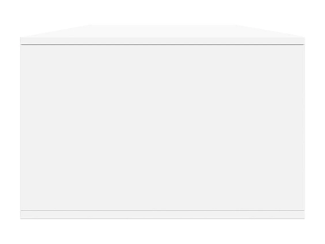 Couchtisch-Wohnzimmertisch-Beistelltische Weiß 102x55x35 cm Holzwerkstoff SHL77936