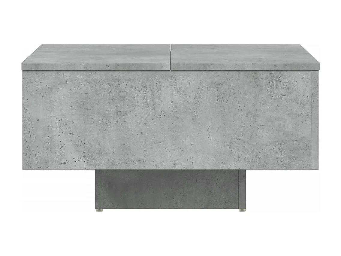 Mesa de centro | Mesa auxiliar de acero y tapa vidrio transparente 30x30x45 cm SHL2180