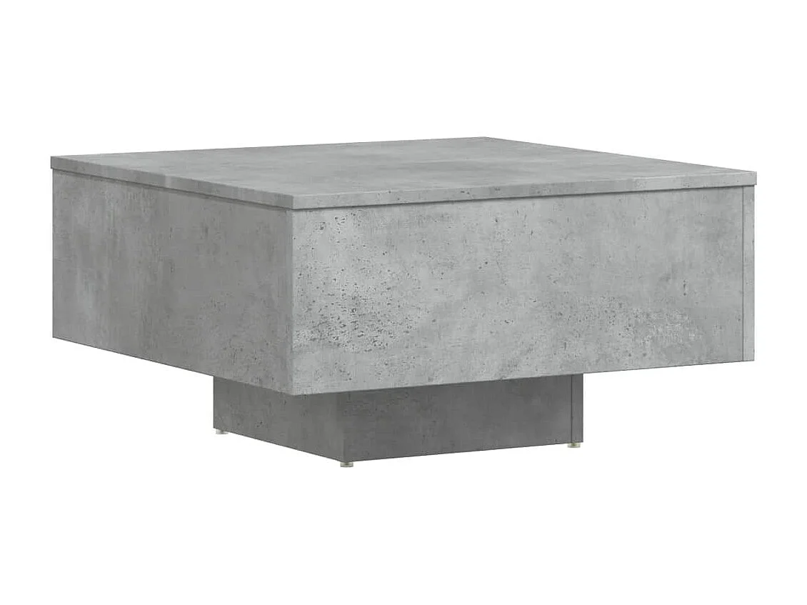 Mesa de centro | Mesa auxiliar de acero y tapa vidrio transparente 30x30x45 cm SHL2180