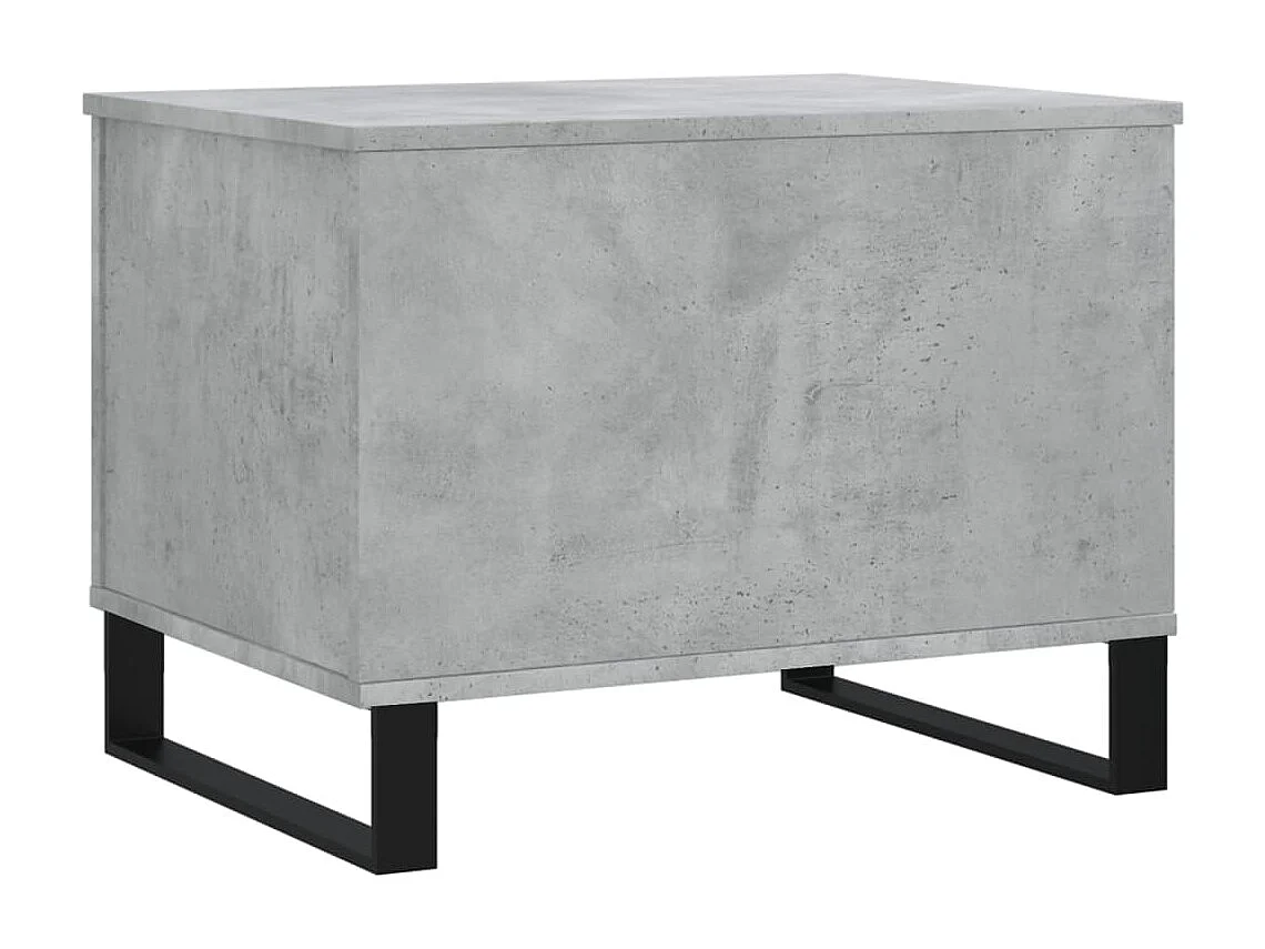 Couchtisch-Wohnzimmertisch-Beistelltische Betongrau 60x44,5x45 cm Holzwerkstoff SHL34995