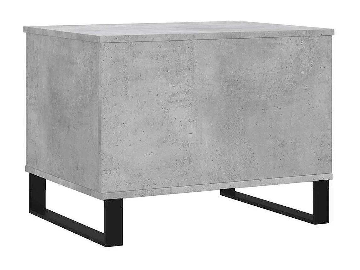 Couchtisch-Wohnzimmertisch-Beistelltische Betongrau 60x44,5x45 cm Holzwerkstoff SHL34995