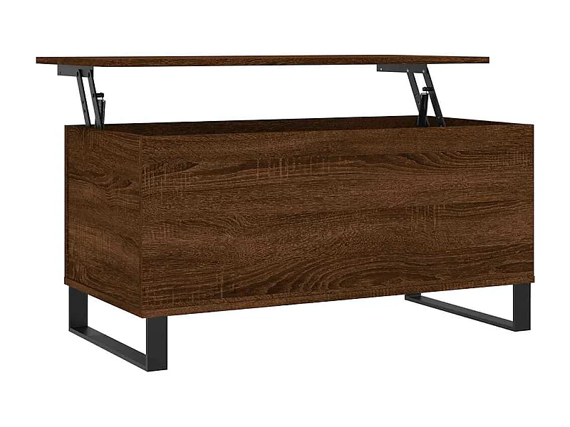 Table basse salon-Table d'appoint Chêne marron 90x44,5x45 cm Bois d'ingénierie SHL97281