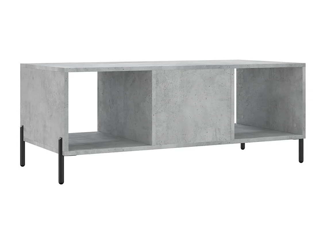 Couchtisch-Wohnzimmertisch-Beistelltische Betongrau 102x50x40 cm Holzwerkstoff SHL90242