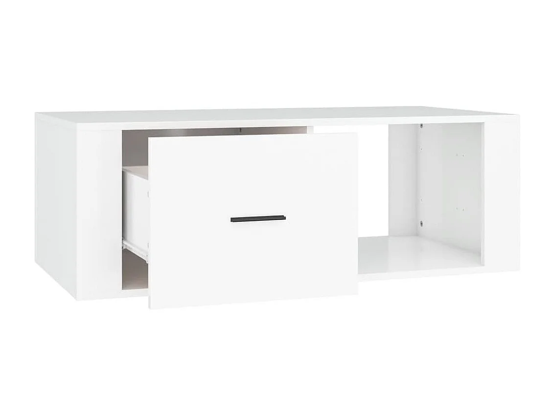 Mesa de centro | Mesa auxiliar madera contrachapada marrón roble 90x50x36,5 cm SHL1422