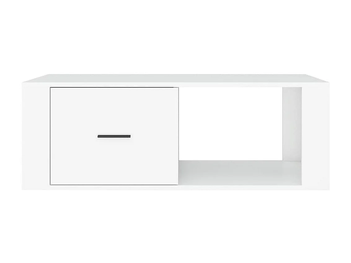 Mesa de centro | Mesa auxiliar madera contrachapada marrón roble 90x50x36,5 cm SHL1422