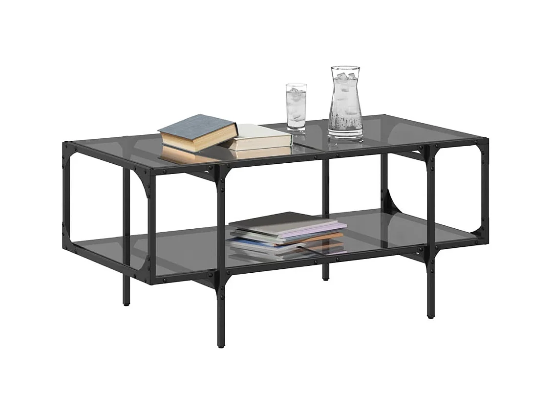 Mesa de centro-Mesa auxiliar madera contrachapada blanco 90x50x40 cm SHL3455