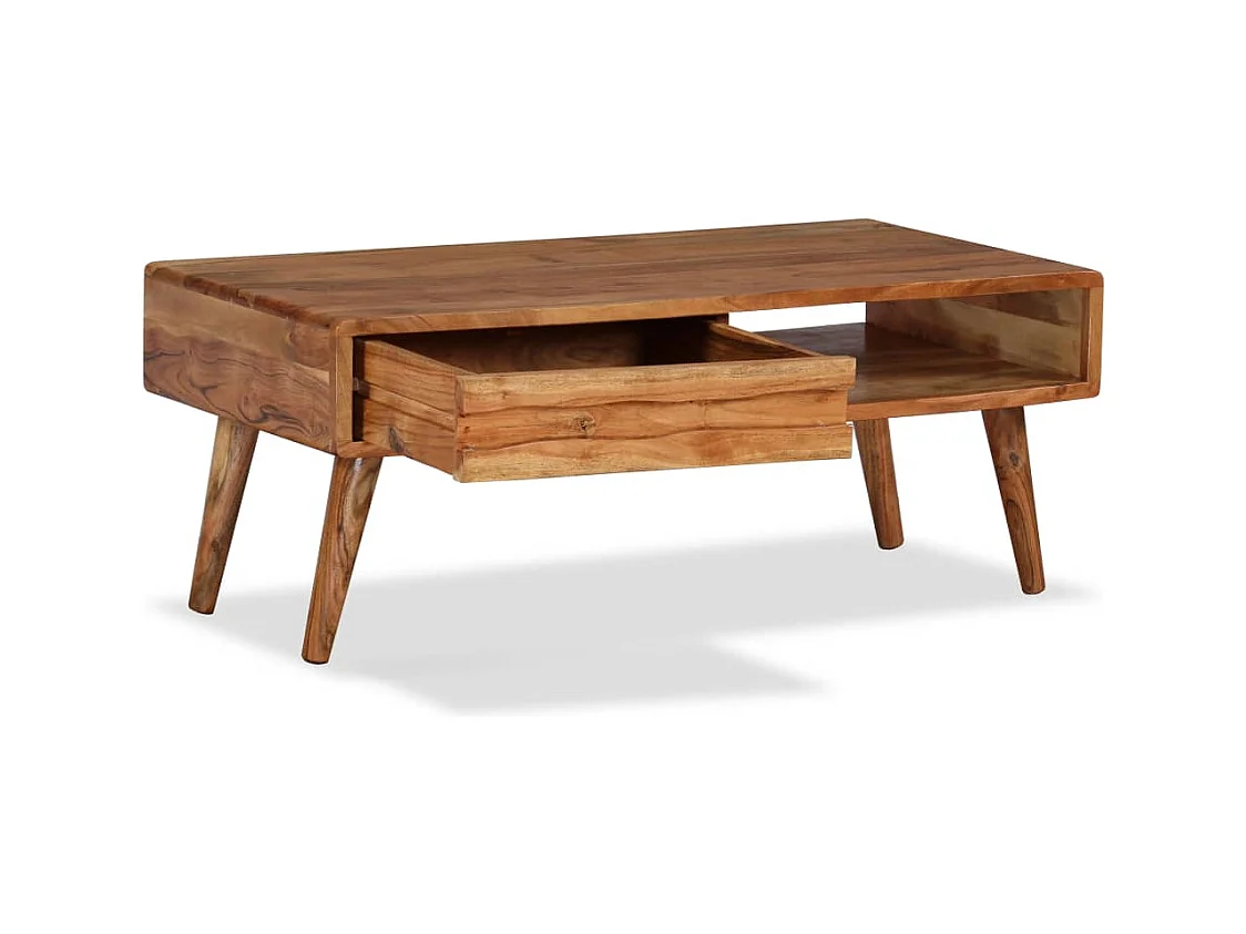 Mesa de centro | Mesa de café | Mesa auxiliar 2 piezas Roble artisan 50x50x50 cm SHL3369