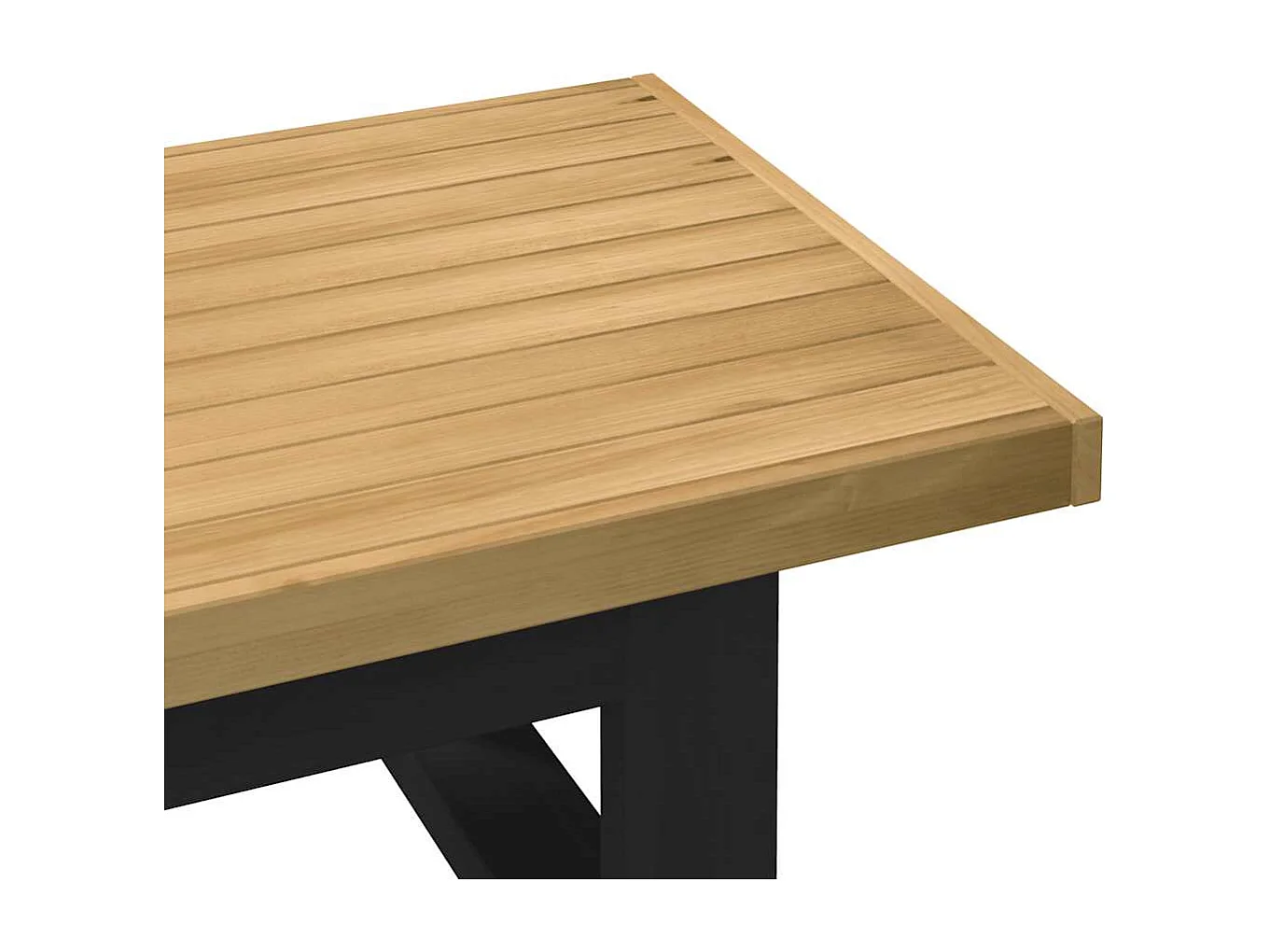 Mesas de centro | Mesa auxiliar con diseño de bloque 2 uds madera mango rugosa SHL1970