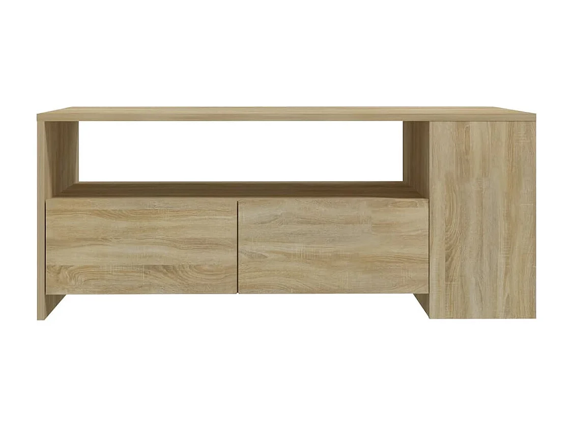 Couchtisch-Sofatisch-Beistelltische Sonoma-Eiche 102x55x42 cm Holzwerkstoff SHL74198
