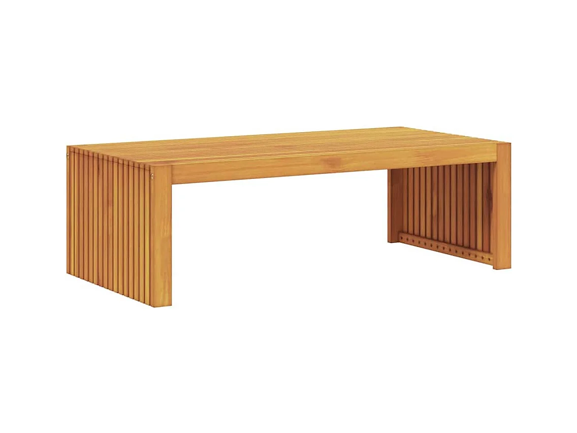 Set mesas centro madera contrachapada roble ahumado 100x48x40cm SHL998
