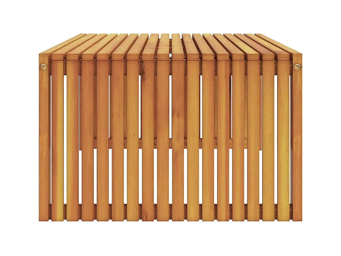 Set mesas centro madera contrachapada roble ahumado 100x48x40cm SHL998