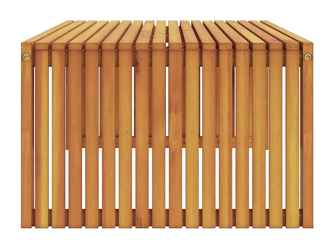 Couchtisch-Wohnzimmertisch-Beistelltische Braun 110x55x35 cm Akazie Massivholz SHL71755