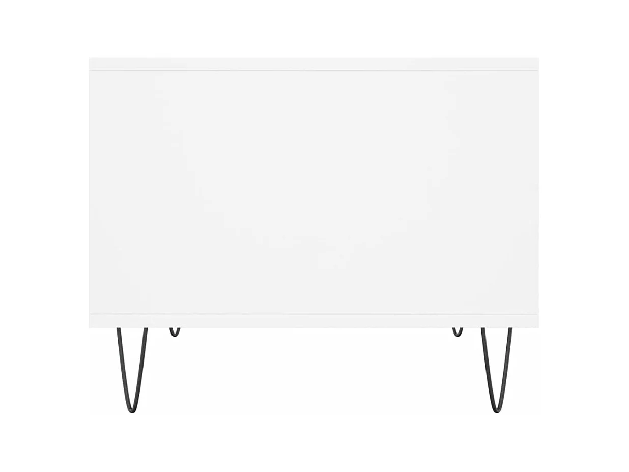 Mesa de centro | Mesa auxiliar madera de ingeniería negro 49,5x49,5x45 cm SHL536274