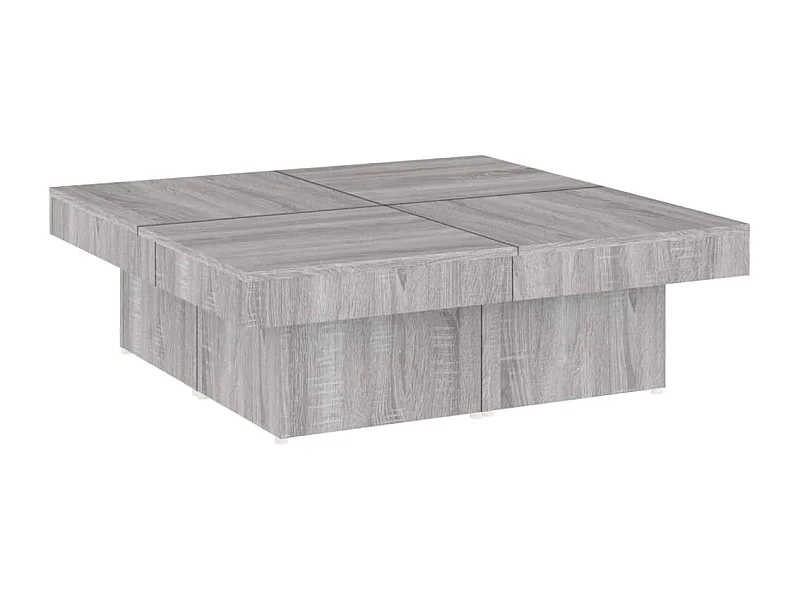 Mesa de centro | Mesa auxiliar madera de ingeniería gris Sonoma 50x50x50 cm SHL3857